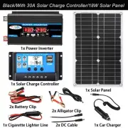 Solar Panel Kit 4000W Power Inverter Set 12V-110V 30A Battery Charger Controller