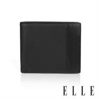 在飛比找森森購物網優惠-【ELLE HOMME】ELLE簡約 3卡1窗格 短夾/皮夾