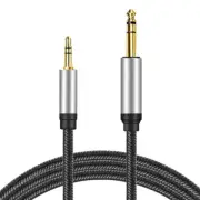 3.5mm to 6.35mm Stereos Music Cable 6.35mm 1/4 to 3.5mm 1/8 TRS Cable for Guitar