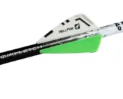 NAP Quikfletch 2" Hellfire - White/Green/Green (6 PACK) - 60-035