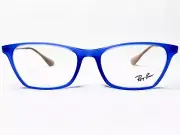NEW Ray Ban RB7053F 5524 Unisex Matte Blue Rectangle Eyeglasses Frames 54/17~140