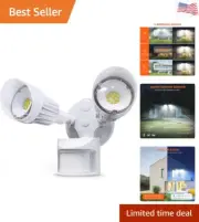 LED Security Lights,Motion Sensor Flood Light Outdoor Fixture,2000LM 20W120W ...