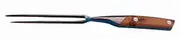 Goyon Chazeau GC6444 - 15cm Stainless Steel Chazeau Carving Fork (Juniper Wood Handle)