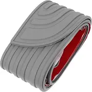 GRIRIW Bumper Protector Strip Self Adhesive PVC for Front Rear Bumpers Car Trunk Protector with Durable Design Grey