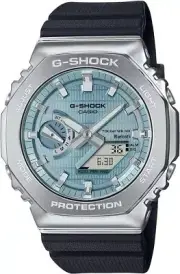 New CASIO G-SHOCK Metal Case Bluetooth Solar Watch Blue Dial 44.4mm