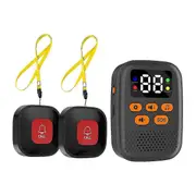 Wireless Caregiver Call Button for Elderly,Caregiver Pager Elderly Monitoring with Vibration, Alert