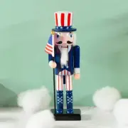 Nutcracker USA Soldier Wooden Christmas Ornament Decor Gift 10''