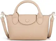 [Milan Chiva] Mini Crossbody Bag for Women Chic Elegant Satchel Small Top Handle Purse Lightweight