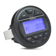 New PowerBass MC-110 Marine Grade Radio 20 W X 4 With Built in Bluetooth & AM/FM