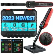 Autel MaxiTPMS TBE200 Tire Diagnostic Scanner Auto Tools Laser Tire Tread Depth and Brake Disc Wear 2 in 1 Tester Works