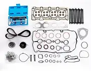 KAX Head Gasket Set Timing Belt Kit W/Water Pump Cam Timing Tool Compatible with Chevy Cruze/for Sonic/for Cruze Limited 1.8L L4 DOHC 16v 2011-2018 OE#HS26516PT1