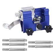 Chainsaw Sharpener,Handheld Chainsaw Sharpening Jig Kit with 5 Rods | Portable Tool for Electric Saw, Work Supplies for Garden Worker