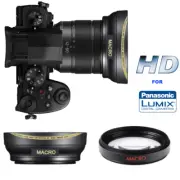 HD ULTRA WIDE ANGLE LENS FOR Panasonic Lumix DC-G95 Camera with 12-60mm Lens