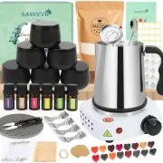 SAEUYVB Candle Making KitEasy to Make Colored Candle Soy Wax KitIncluding Soy...