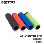 ZTTO 自行車零件 MTB 握把 AG28 1 對海綿耐用的防震防滑鎖把手, 帶桿塞的 MTB 自行車