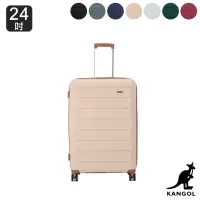 在飛比找momo購物網優惠-【KANGOL】英國袋鼠24吋輕量耐磨可加大PP行李箱-多色