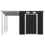 Garden Shed Outdoor Storage Tool Workshop Sheds with Extended Roof 336x270x181cm