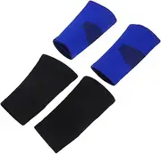 SAFIGLE 2Pairs Compression Elbow Sleeves Breathable Arm Protectors for Volleyball Weightlifting Tennis for Active