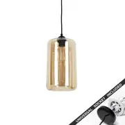 Snap Lighting Mason Tall Glass Downlight to Pendant Light Conversion Kit Champagne