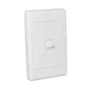 Clipsal 2031V66-WE - 1 Gang Switch Weatherproof Vertical Flush 10A IP66 White - Series 2000