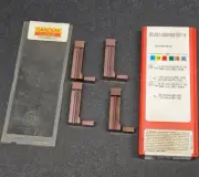 4pc Sandvik Carbide Grooving Inserts RG123L1GS GS1115 Machinist CoroCut 1-2
