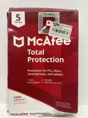 Home/Office Software McAfee McAfee 2018 Total Protection - 5 Devices
