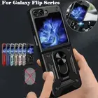 ShockProof Magnet Stand Hard Case For Samsung Galaxy Z Flip6 Flip5 Flip4 3 Cover