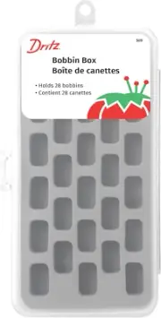 , Stores 28 Bobbin Box, Clear