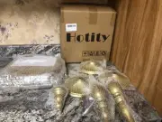 New Hotity Set Of 3 Cake Stands Gold