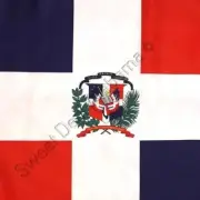 Country Flag, Dominican Republic 3 Ft. x 5 Ft. 100D Poly Flag w/ Metal Grommets