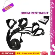 Bed Bondage Restraint Set Sex Handcuffs Ankle Wrist Cuffs Bed BDSM Adult Sex Toy