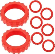 [Healeved] Thick Suitcase Wheel Covers Pack Luggage Foot Covers for Noise Reduction Floor Protection