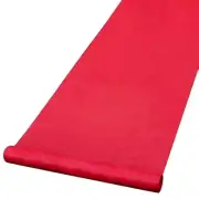 Fabric Wedding Aisle Runner Red plain lace like no Design 36"x 100ft.