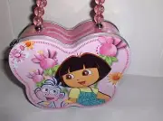 Dora & Boots-Child's Metal Purse`Beads For Handel`NEW WITH TAG- FREE SHIP