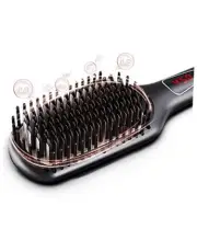 Pro Ceramic Ionic Hair Straightener Brush for Home Salon | MCH Fast 20s