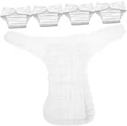HOODANCOS Nappy Liners 5 Pack Cotton Nappy Inserts for Reusable Diapers Toddler Newborn s Size