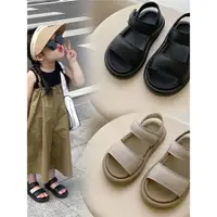 在飛比找ETMall東森購物網優惠-女童涼鞋夏款2023新款夏季韓版男童鞋子寶寶中大童露趾兒童沙