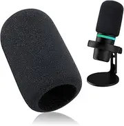 DuoCast Pop Filter Foam Cover - Microphone Windscreen Wind Cover Compatible with HyperX DuoCast Podcasting to Blocks Out Plosives by YOUSHARES