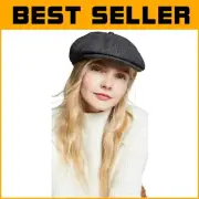 Durable Fenway Newsboy Cap with Front-Snap Bill - Effortless Style Upgrade