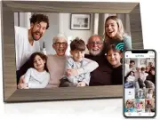 WiFi Digital Picture Frame 10.1 Inch, IPS Touch Screen Smart Cloud Digital Photo