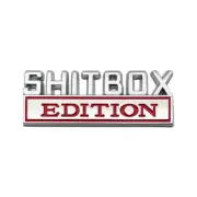 Metal Car Body Red Chrome Shitbox Edition Emblem Letter Sport Logo Racing Badge (for: Honda Civic)