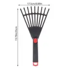 Garden Grass Leaf Rake Plastic Rake Gardening Rake Lawn Hand Tool With Handle