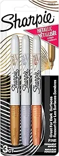 Sharpie Metallic Marker, Assorted (Pack of 3)