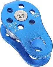 MUSISALY Rappelling Gear Fixed Plate Micro Pulley Easy-use Climbing Pulley System for Sports
