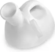 Urinals for Men 2000 ml/ Portable Male Urinal Urine Collection Container for Adults/Large Plastic Pee Holder-White