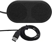 USB Audio Speaker - Effortless Desktop Sound System, Multimedia Plug-in Laptop Audio | Practical Design with USB Powers, Compact PC Speakers Offering Audio, Ideal for Travel and Home Offices