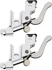 [VGOL] 2Pcs Sewing Machine Presser Foot Holder Compatible with Brother Compatible with Singer Universal Adapter Standard Snap on Sewing Machines Steel