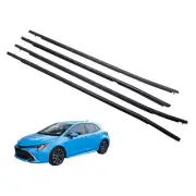 Fit 2019-23 Toyota Corolla 4D MZEA11 NRE210 ZWE211 Front Rear Door Belt Moulding