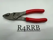 Snap-on Tools USA NEW RED 6" Soft Grip Combination Combo Slip-Joint Pliers 46ACF