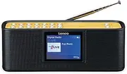 Lenco PDR-045 Portable DAB+ Radio - DAB+ Radio with Bluetooth® - PPL FM Radio - 2 x 3 Watt RMS - 5 Memory Buttons - Clock Radio - Integrated Battery - 2.4 Inch Colour Display - Black